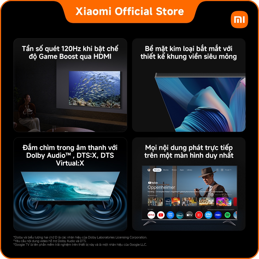 Xiaomi TV A Pro 65'' 2026 | Màn hình QLED 4K độ sáng cao với công nghệ làm mượt chuyển động | BigBuy360 - bigbuy360.vn