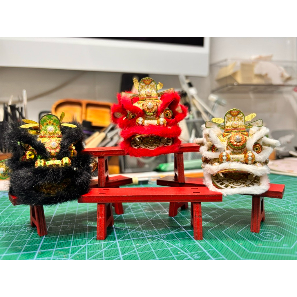 SALE  ĐẦU LÂN MINI 3d KIM LOẠI  ( 3 cái)