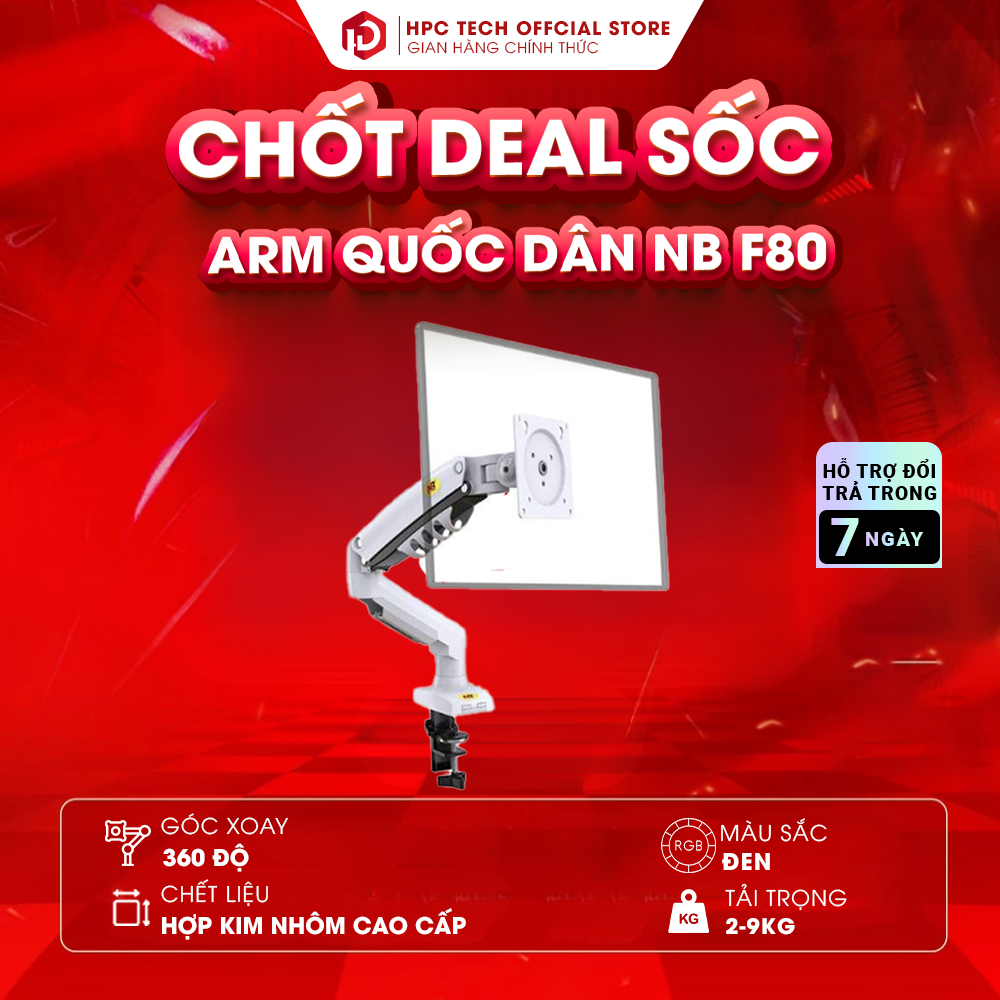 Giá treo màn hình North Bayou NB-F80 màu đen - Chính Hãng