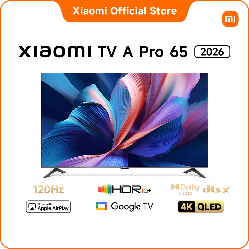 Xiaomi TV A Pro 65'' 2026 | Màn hình QLED 4K độ sáng cao với công nghệ làm mượt chuyển động