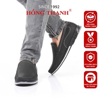 Giày Mọi Nam HỒNG THẠNH Giày Lười Nam Da Bò Êm Chân Đế Chống Trượt Tiện Dụng - 4756