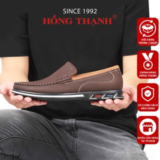 Giày Mọi Nam HỒNG THẠNH Giày Lười Nam Da Bò Êm Chân Đế Chống Trượt Tiện Dụng - 4756