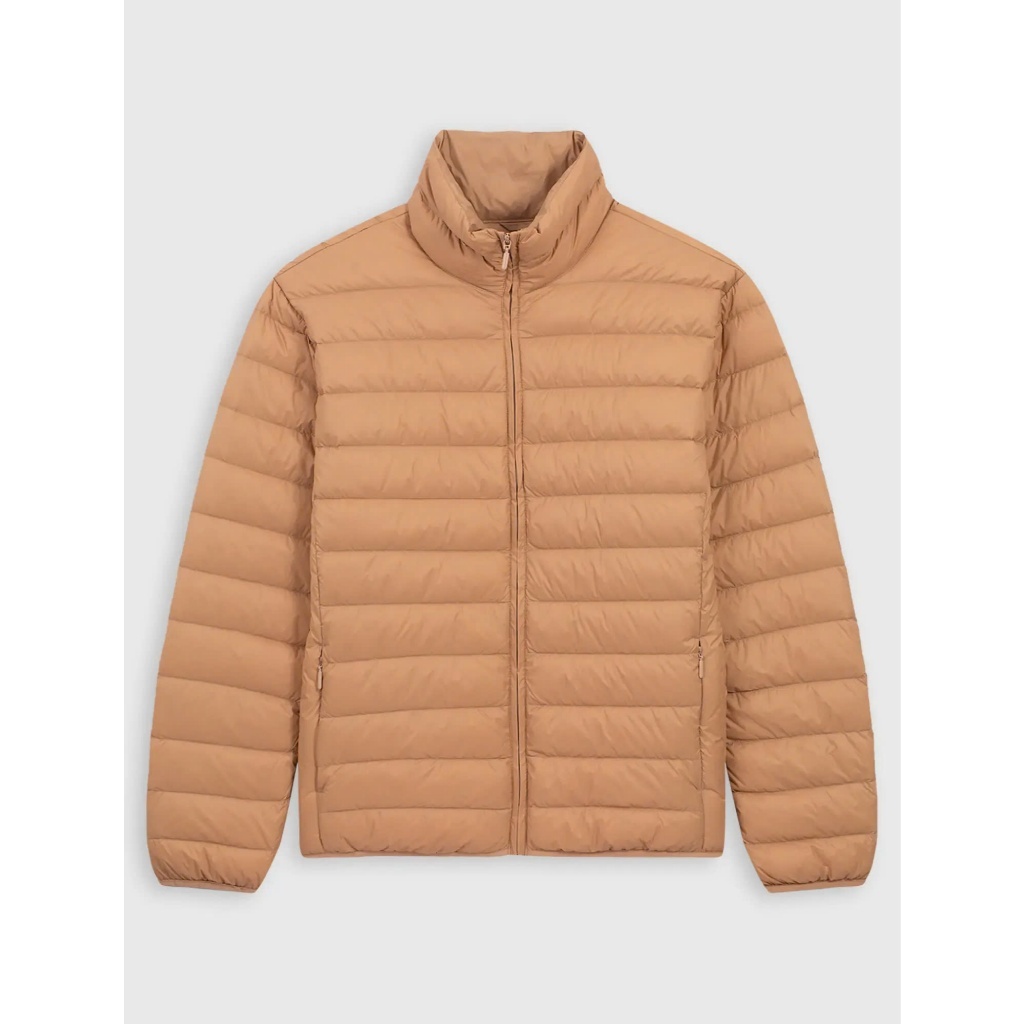 ÁO KHOÁC PHAO LÔNG VŨ NAM KHÔNG MŨ CANIFA, SIÊU NHẸ, SIÊU ẤM, CHỐNG THẤM NƯỚC