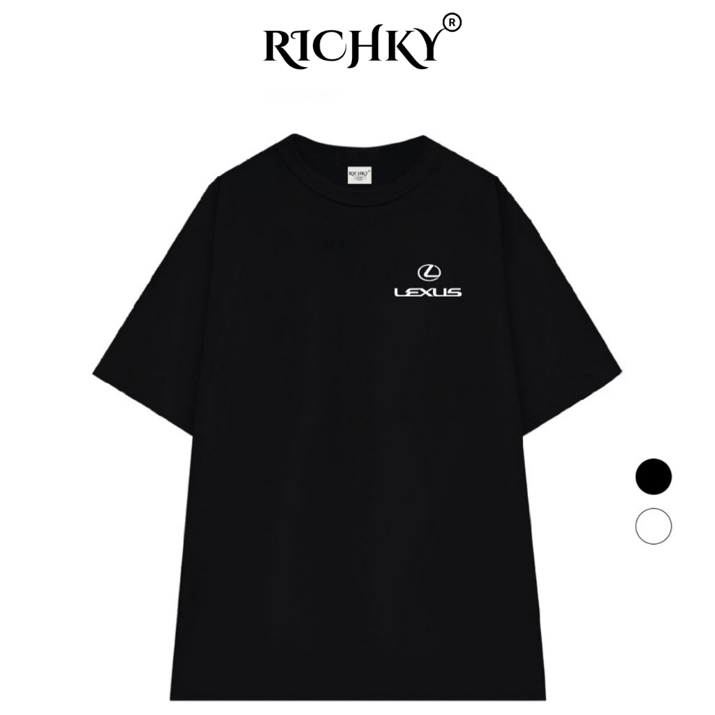 Áo Thun Richky Premium Tee Logo Left Lexus Luxury Car