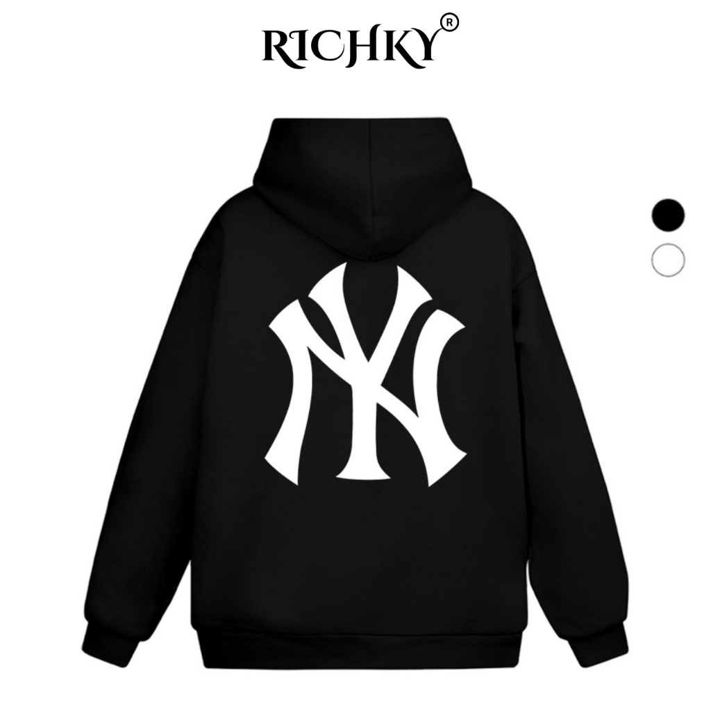 Áo Hoodie Richky Luxury Premium Nỉ Ny Mlb Big Logo