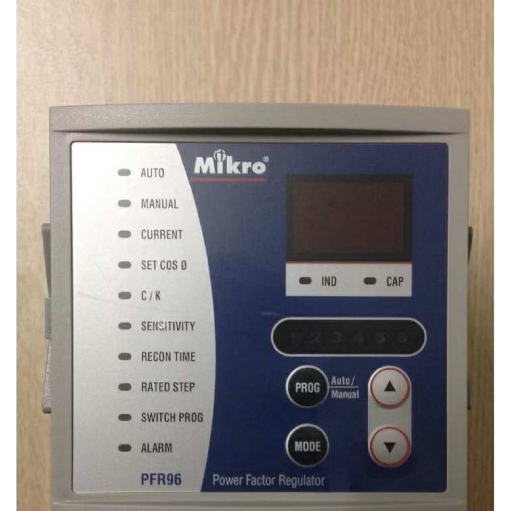 Bộ Điều Khiển Tụ Bù Mikro 6 Cấp Mặt 96 xăng ti mét