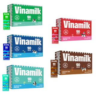  1 Thùng sữa tươi tiệt trùng Vinamilk đủ vị hộp 180ml 