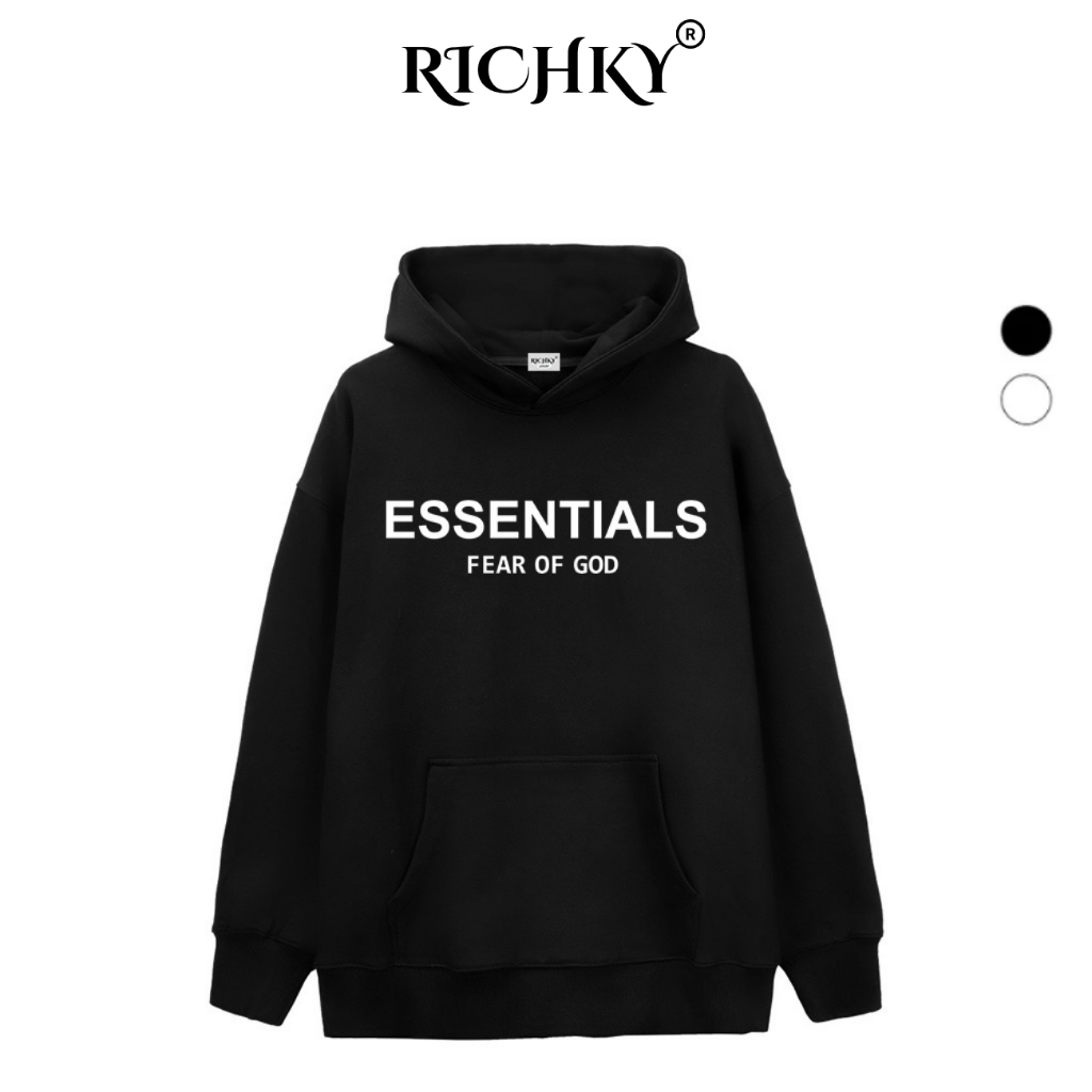 Áo Hoodie Richky Luxury Premium Nỉ Essentials Fear Of God