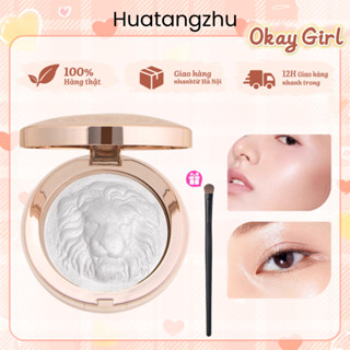   Huatangzhu  Lion Gloss Power Highlight Phấn Bắt Sáng Bắt Sáng Sư Tử Mềm Mịn Trang Điểm 