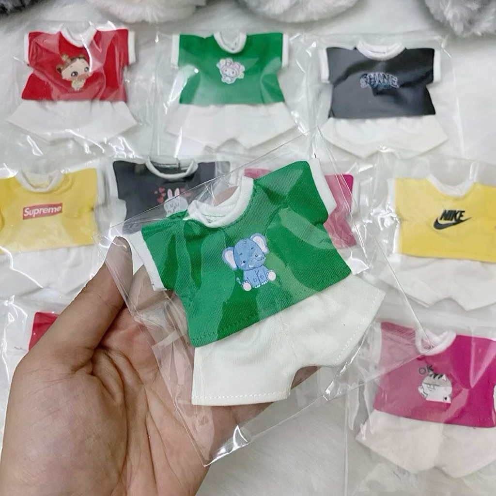 QUẦN ÁO BỘ NAM NỮ HOẠ TIẾT ĐÁNG YÊU DÀNH CHO DOLL 5IN GIAO MẪU NGẪU NHIÊN