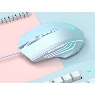  Chuột máy tính có dây TEKKIN Holy Sword M800 có app silent không tiếng ồn LED RGB 7 nút bấm 6400 DPI gaming cực nhạy 