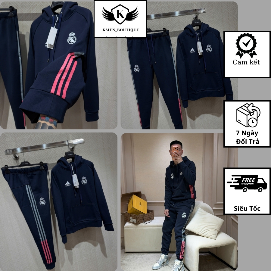 Bộ Quần Huddie Nam Nữ Phối hoạ tiết Siêu hot Năm Nay , Bộ quần Áo huddie Nam Nữ chất Liệu Nỉ siêu mê