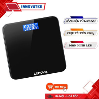 Cân Điện Tử Sức Khỏe Lenovo Chịu Tải 180KG Màn Hình Số LED Cân Chính Xác Thiết Kế Nhỏ Gọn Cho Gia Đình