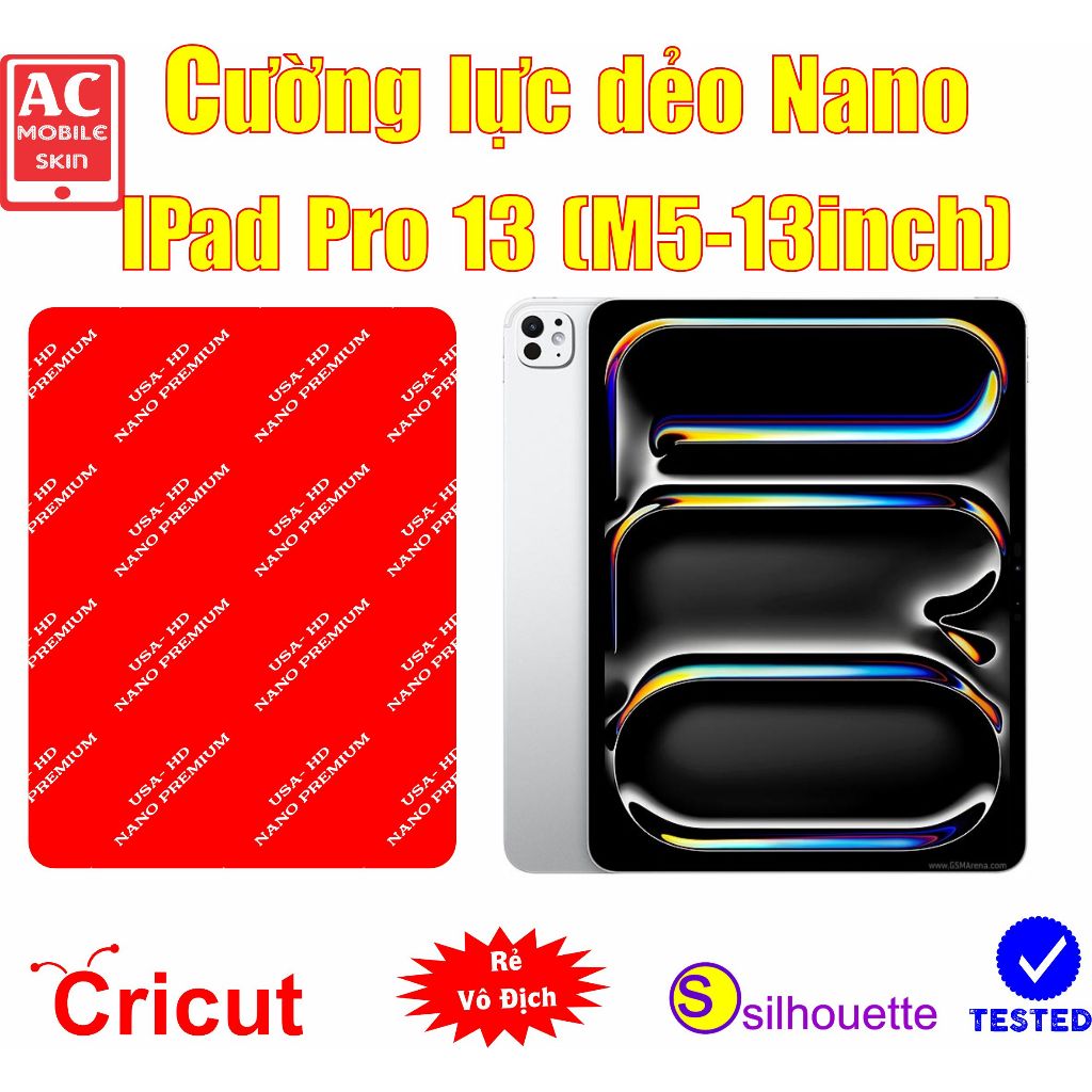 Cường lực dẻo bảo  vệ màn hình iPad Pro 13 (2025) Ipad M5 13inch