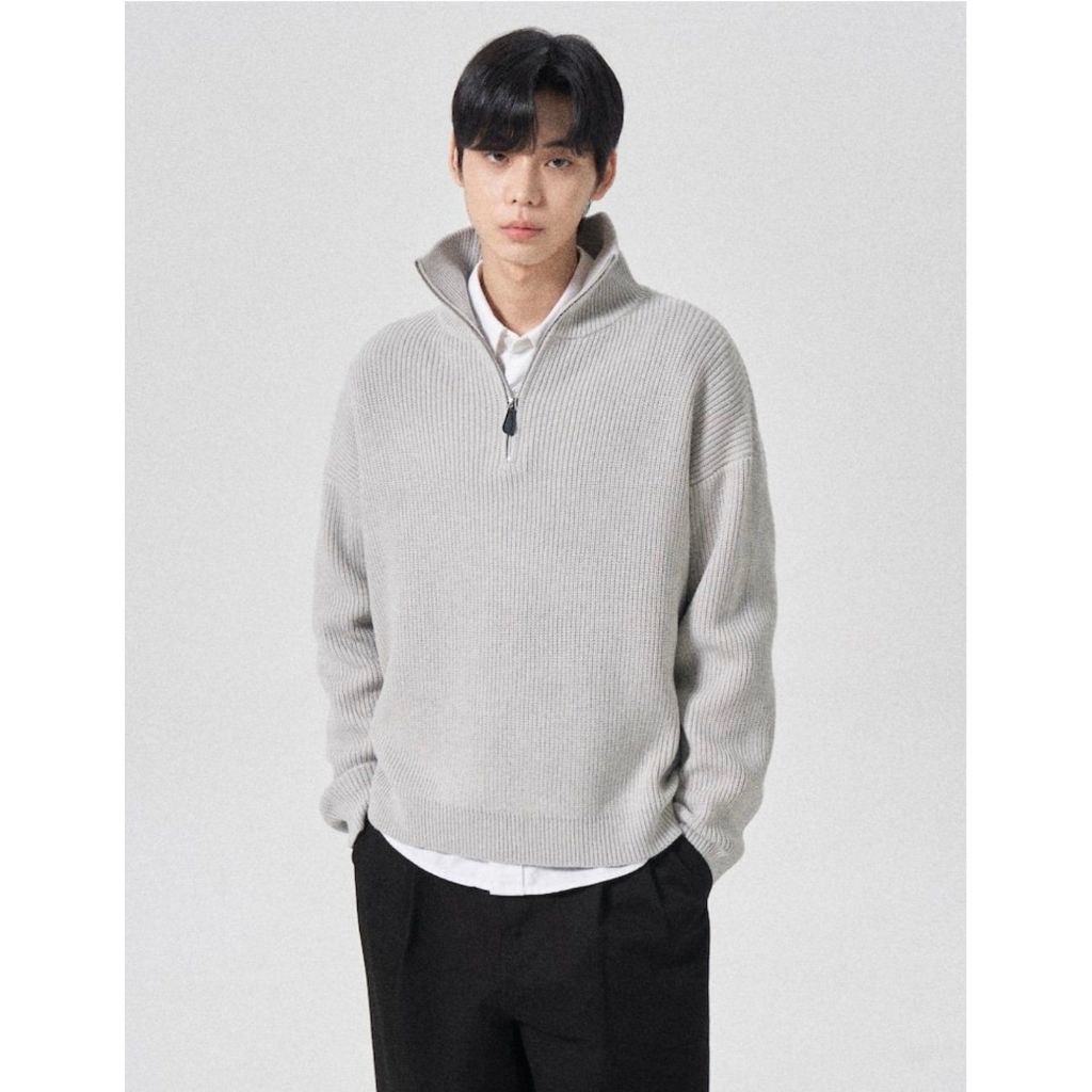 Áo knit half zip 8seconds