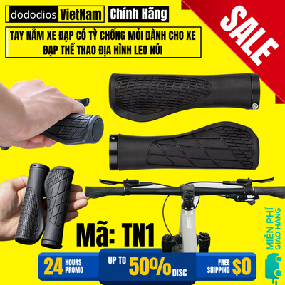 Tay nắm xe đạp có tỳ chống mỏi dành cho xe đạp thể thao địa hình leo núi - Chính hãng dododios
