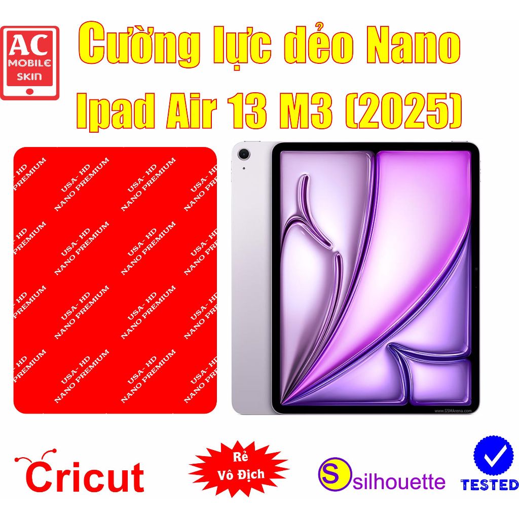 Cường lực dẻo bảo vệ màn hình Ipad Air 13 M3 (2025)