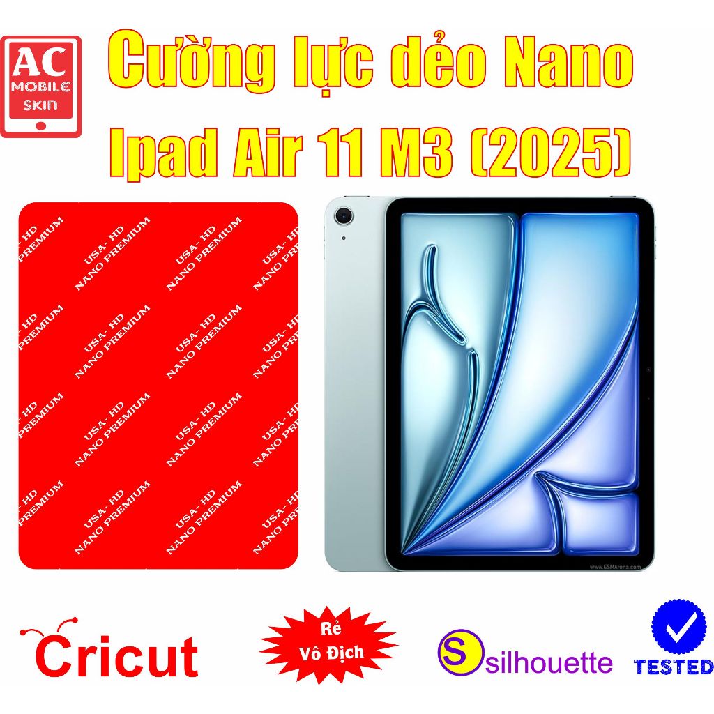 Cường lực dẻo bảo vệ màn hình Apple iPad Air 11 M3 (2025)