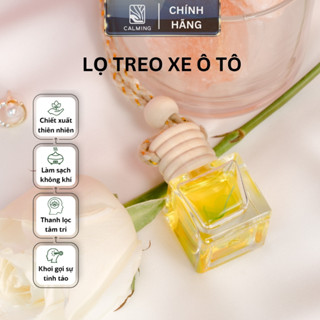  Lọ Tinh Dầu Treo Xe Ô Tô Hình Vuông Nguyên Chất Thơm Phòng Khuếch Tán Khử Mùi Đuổi Muỗi - Oils Calming 