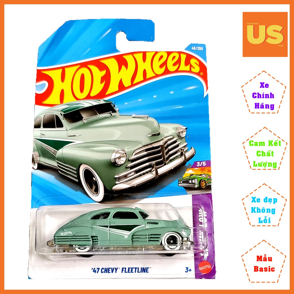 Xe Mô Hình Hot Wheels 47 Chevy Fleetline– Chính Hãng US (Card Thường)