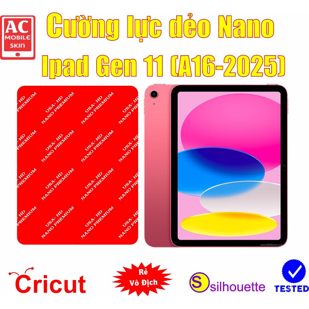 Cường lực dẻo bảo vệ màn hình Ipad Gen 11 (A16-2025)