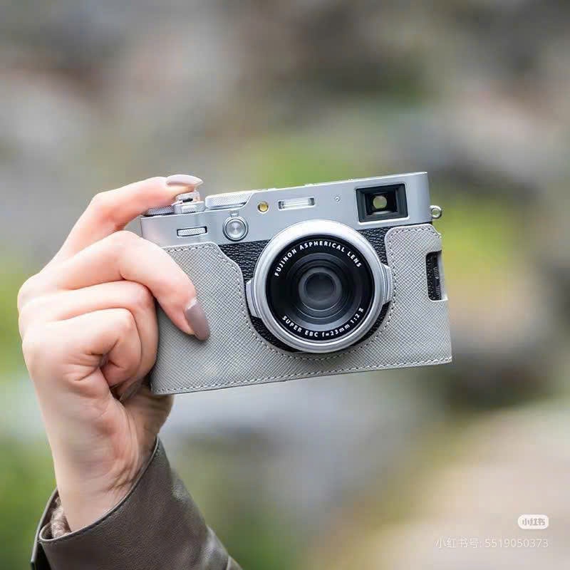 Ốp Bảo Vệ Fujifilm X100VI Da PU Cao Cấp [KHÔNG BÁNG] Chống Trầy Viền Máy Ảnh Retro