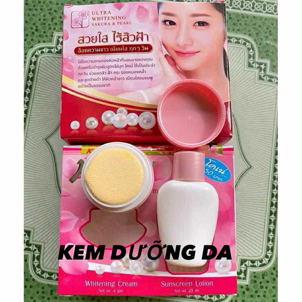 Set Kem Dưỡng Ko  Né Thái - Kem Dưỡng Trắng Da ( Hàng Chính hãng Mẫu Mới)