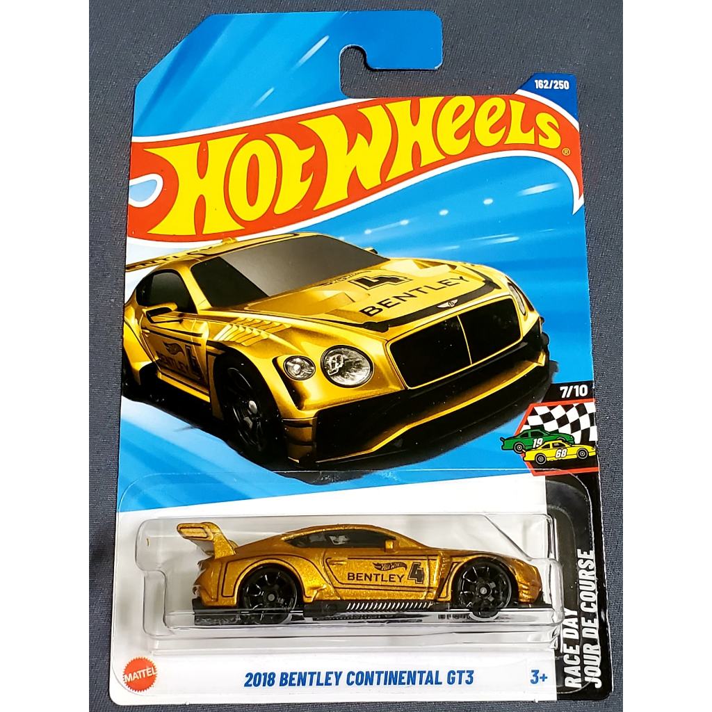 Xe Mô Hình Hotwheels 2018 Bentley Continental GT3 Card Thường Chính Hãng