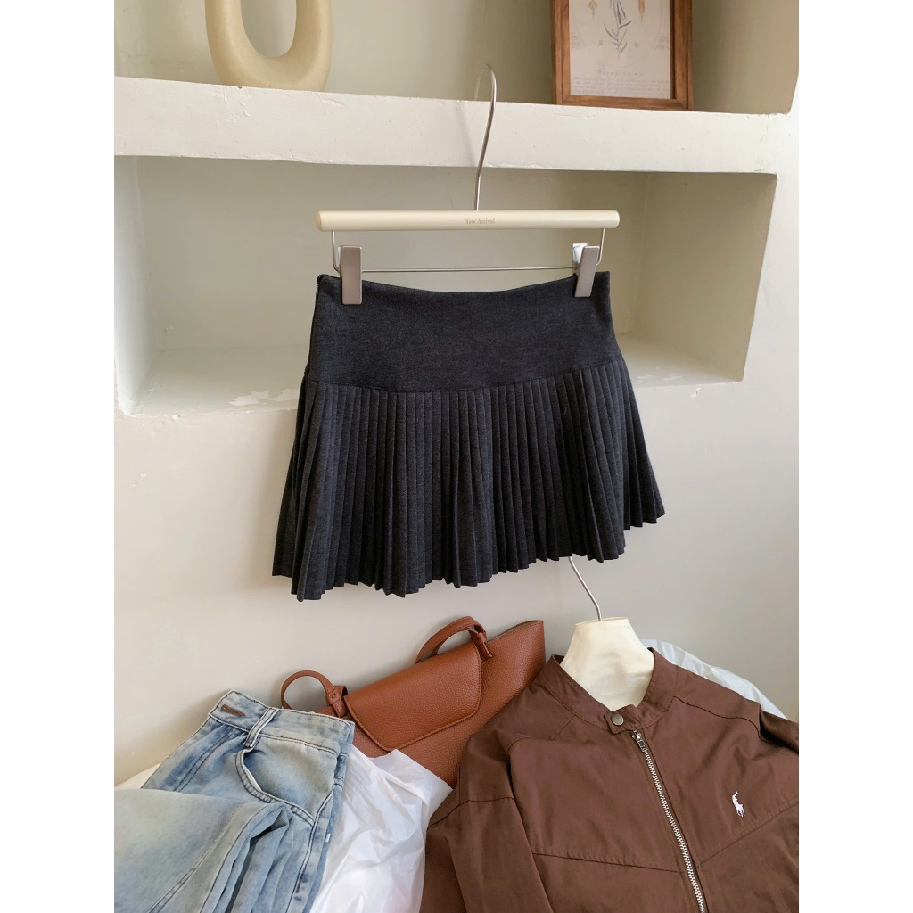 Chân váy dạ dáng A xếp li nhỏ form chuẩn tôn dáng 168Fashion Cvxepli579_P0k39 | BigBuy360 - bigbuy360.vn