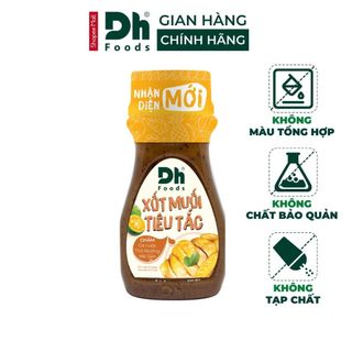  Xốt muối tiêu tắc Dh Foods gia vị chấm gà luộc thịt nướng hải sản tuyệt ngon lọ 120 gr 