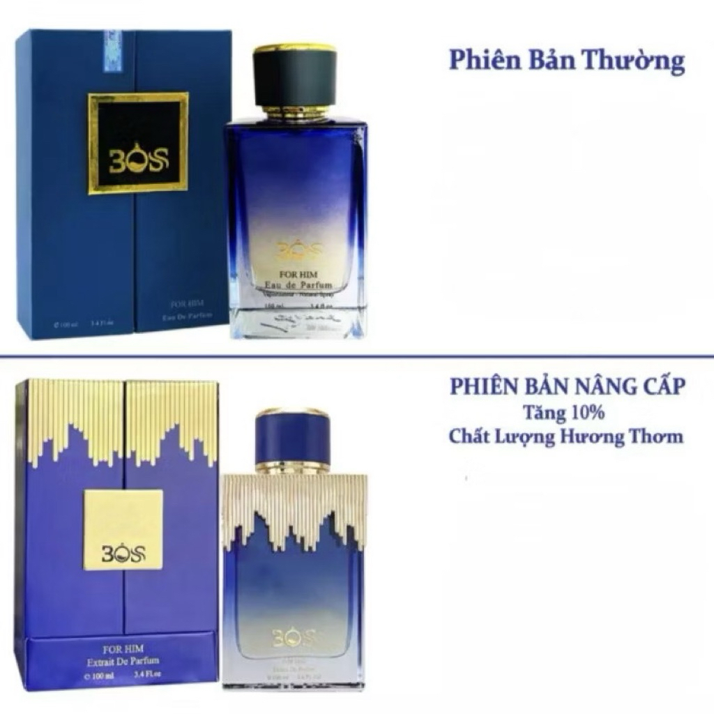Nước hoa nam Boss 100ml mẫu cũ và Boss 100ml mẫu mới
