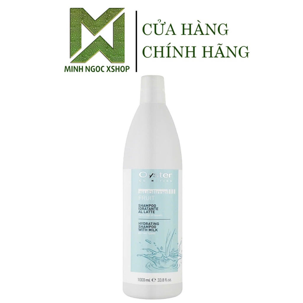 Dầu gội dưỡng ẩm sữa Oyster Hydrating Shampoo With Milk 1000ML Chính hãng