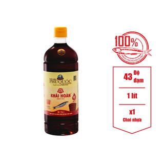 Nước Mắm Khải Hoàn Phú Quốc (40 độ đạm, 43 độ đạm, 30 độ đạm, 20 độ đạm).