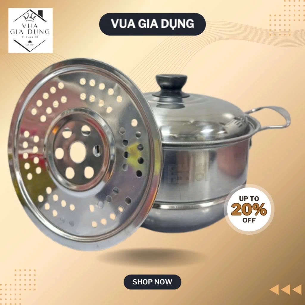 Nồi Hấp Inox Đa Năng 21cm
