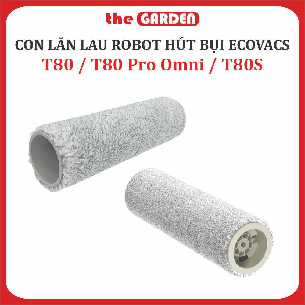 Con lăn lau nhà Robot hút bụi lau nhà Ecovacs Deebot T80 , T80 Pro Omni, T80S :