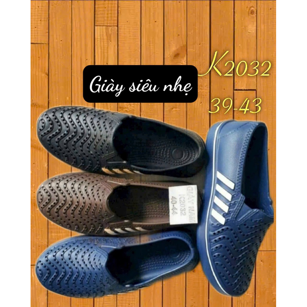 Giày đi mưa siêu nhẹ nam size 40-44 ba màu đẹp