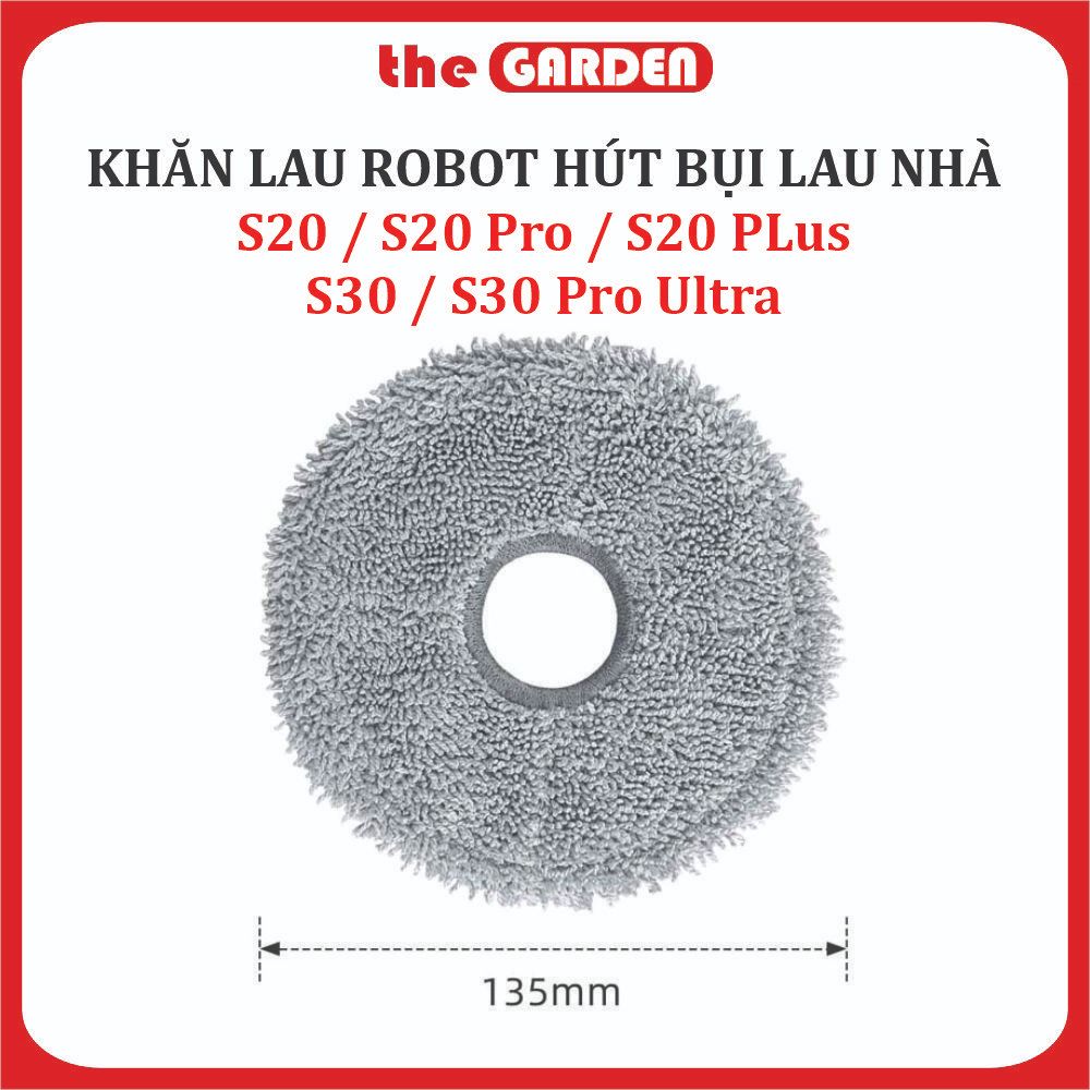 Khăn lau, Giẻ lau Robot hút bụi lau nhà Mi Dreame S20/ S20 Pro/ S20 Plus, S30/ S30 Pro Ultra :