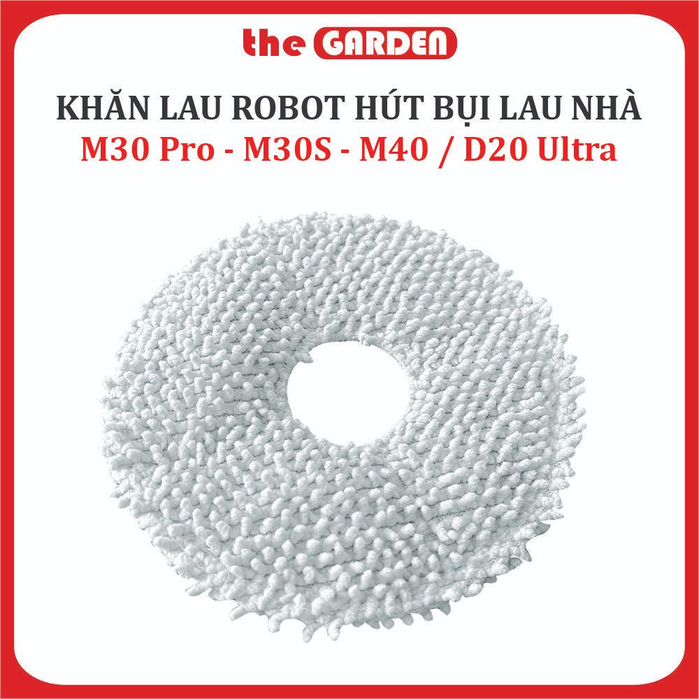 Khăn lau, Giẻ lau Robot hút bụi lau nhà Mi Dreame M30 Pro, M30S, M40, D20 Ultra :