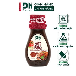  Xốt BBQ truyền thống Dh Foods gia vị nước xốt dùng cho thịt nướng steak món chiên luộc 200gr 