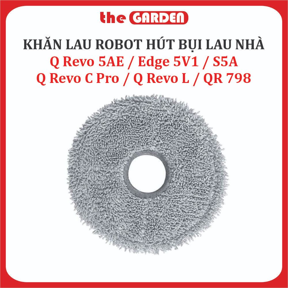 Khăn lau, Giẻ lau Robot hút bụi lau nhà Mi Roborock Q Revo 5AE / Edge 5V1/ S5A, QR 798, Q Revo C Pro