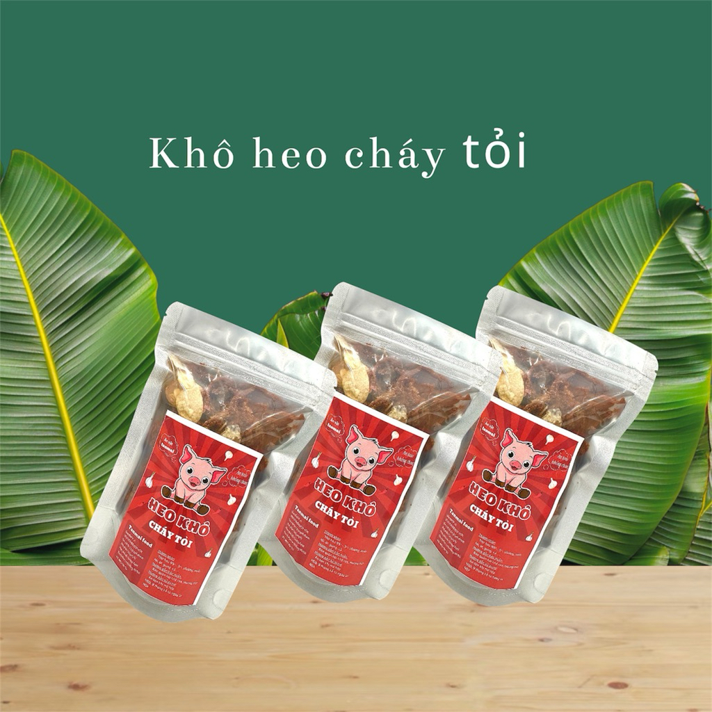 100g Khô heo cháy tỏi loại ngon đặc biệt