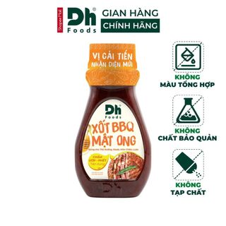  Xốt BBQ mật ong Dh Foods gia vị chấm ướp phết thịt nướng steak món chiên luộc 200gr 