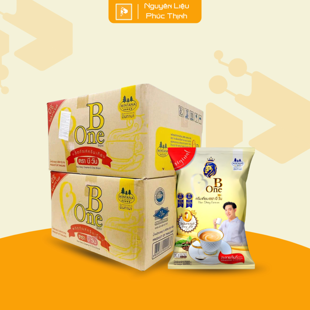 [Thùng 12 Túi] Bột Kem B one Cao Cấp, Bột Kem Sữa B-One Thái Lan Tạo Độ Béo Ngậy Khi Pha Trà Sữa, Ph