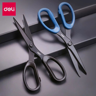 Kéo Deli Thép Không Gỉ – Đa Kích Thước 16–21cm, Lưỡi Sắc Bền, Dùng Văn Phòng, Học Sinh