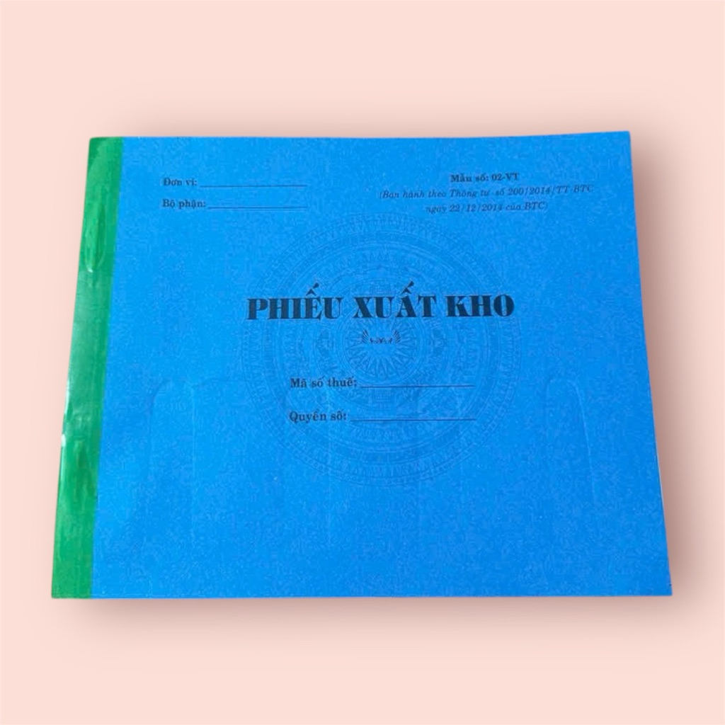 Phiếu XUẤT - 1 liên - A5 [compo 5 quyển] - 50 tờ/quyển