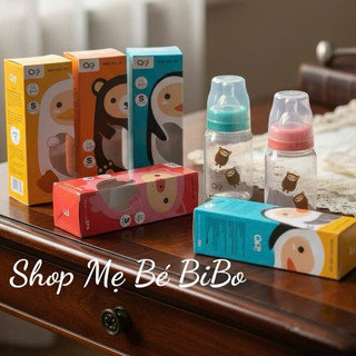Bình sữa agi có van chống sặc cổ hẹp 60ml/140ml/ 250ml loại nhựa pp an toàn cho bé