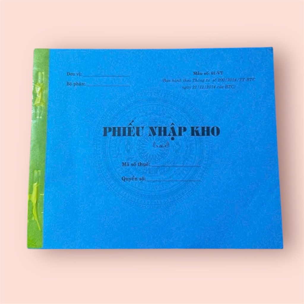 Phiếu Nhập - 1 liên - A5 - [Compo 5 quyển] - 50 tờ/quyển