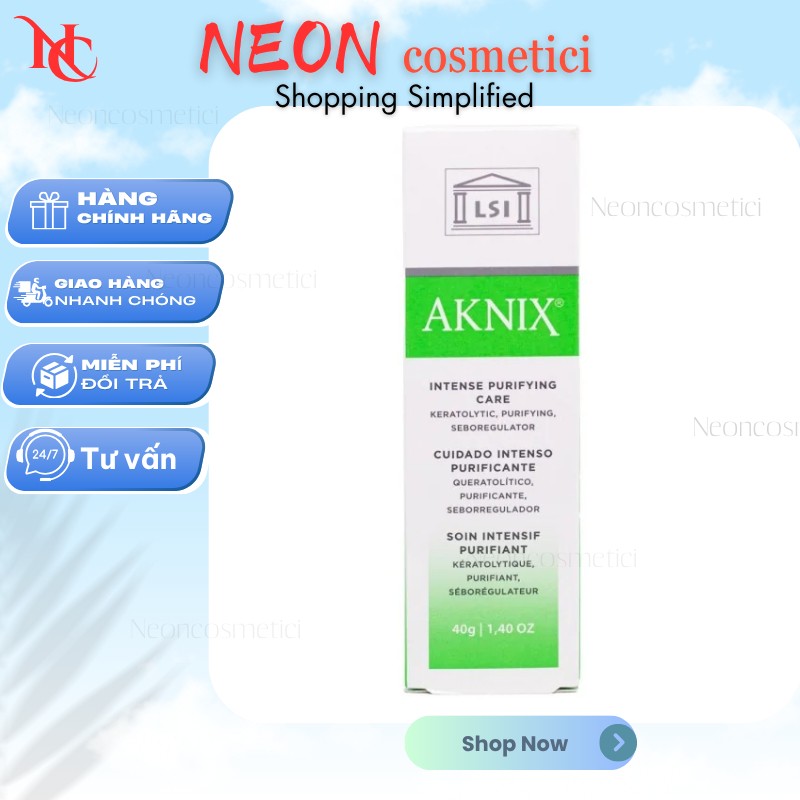 [Công Ty] Kem Mụn Aknix Intense Purifying Care 40g