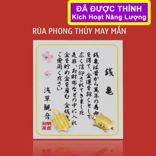 Rùa Vàng Phong Thuỷ Bỏ Ví May Mắn Chiêu Tài Lộc