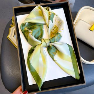 Khăn Lụa Vuông Satin Cao Cấp Minh Anh Classic – Phụ Kiện Nữ Họa Tiết Sang Trọng, Mềm Mịn 66x66cm